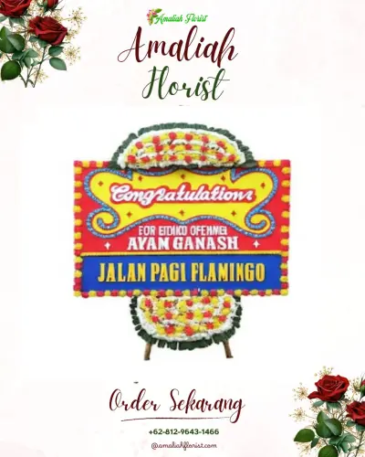 Bunga Papan Congratulation di Bantan Timur